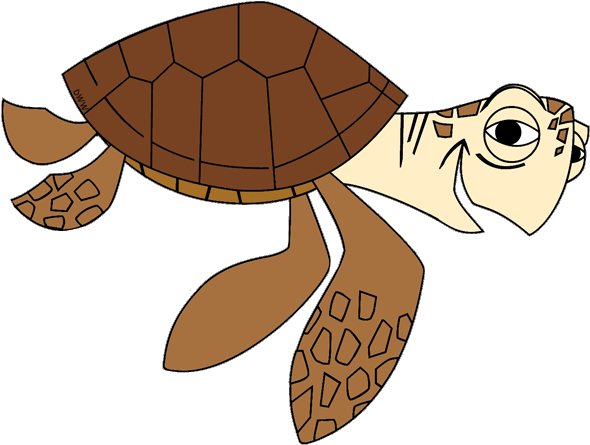 18cute Sea Turtle Clip Art More Image Ideas - Crush Finding Nemo Cartoon (600x458)