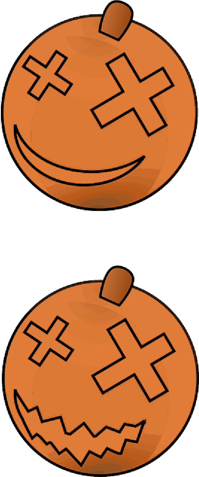 Pumpkin, Face, Happy, Sad, Carved, Lantern, Halloween - Pumpkin (800x1600)