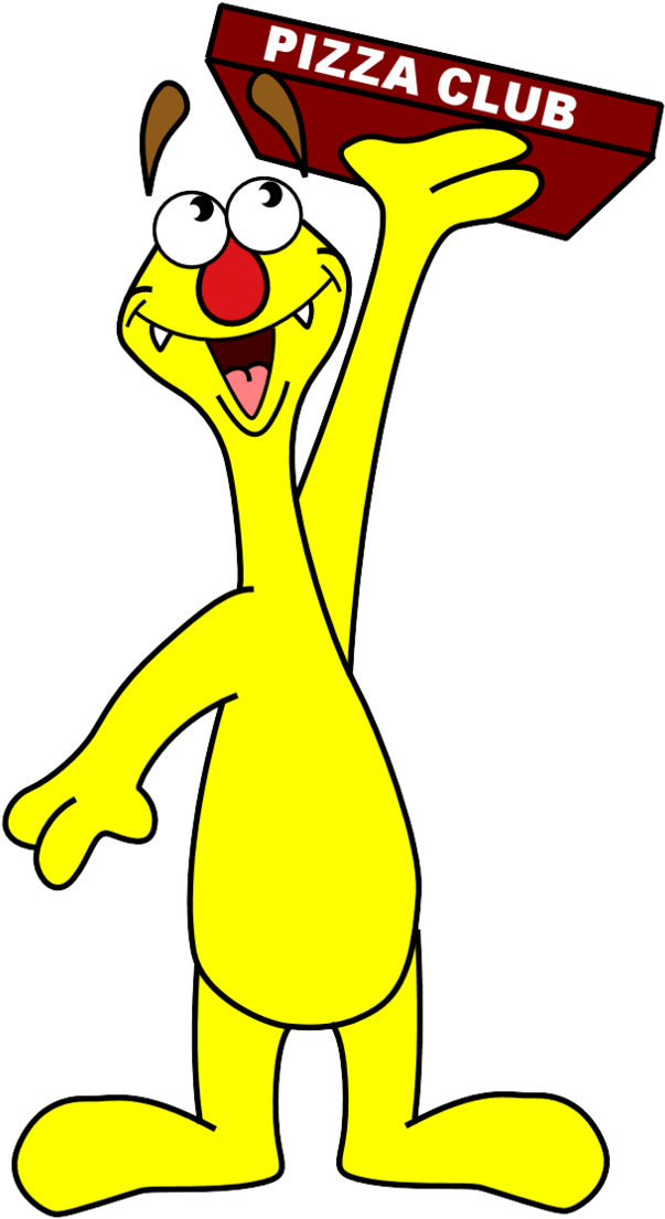 Pizza Monster By Ck Was Here - Cartoon (662x1205)