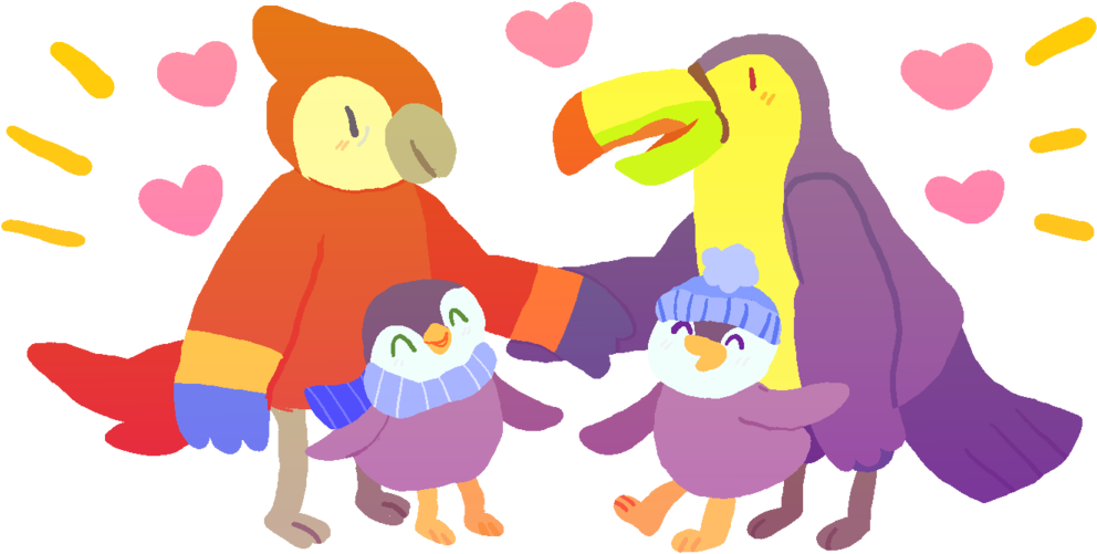 A Family Can Be 2 Baby Penguins And Their Gay Dads - Cartoon (1024x576)