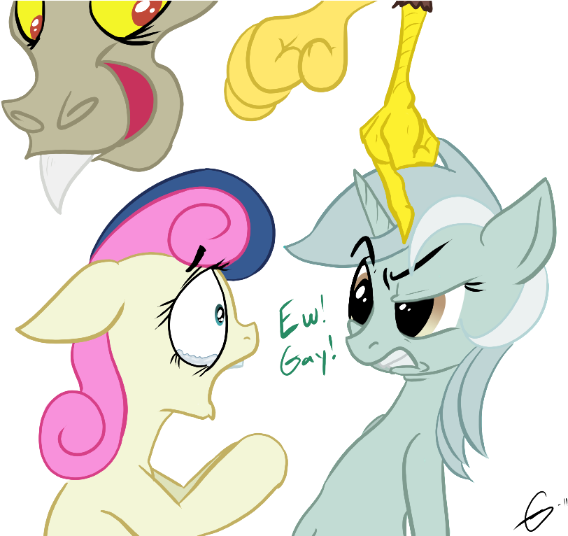 Gavalanche, Bon Bon, Colored, Discord, Discorded, Earth - Cat (900x765)