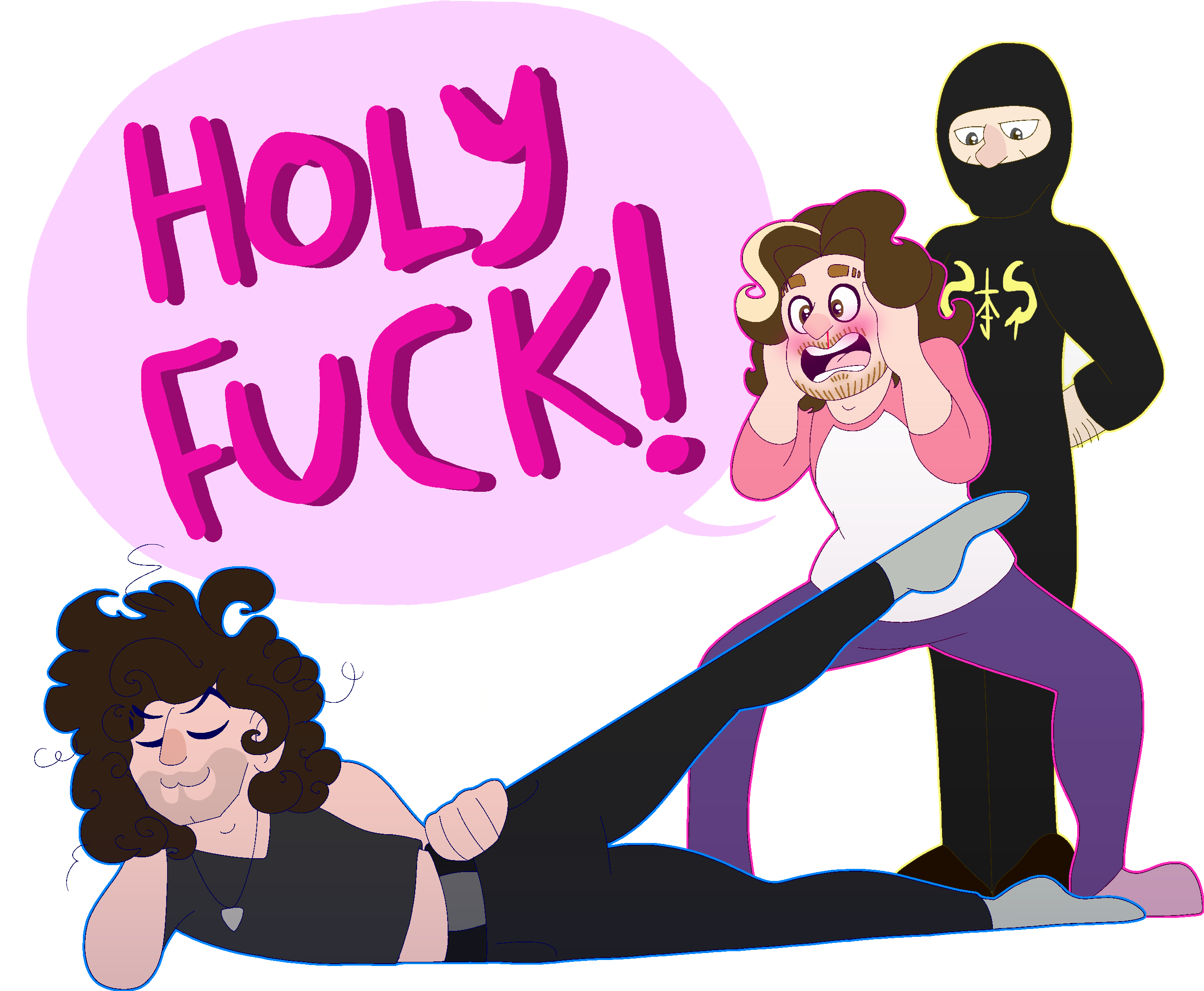 Insert Gay Joke Here By Avidxn - Cartoon (2716x2279)