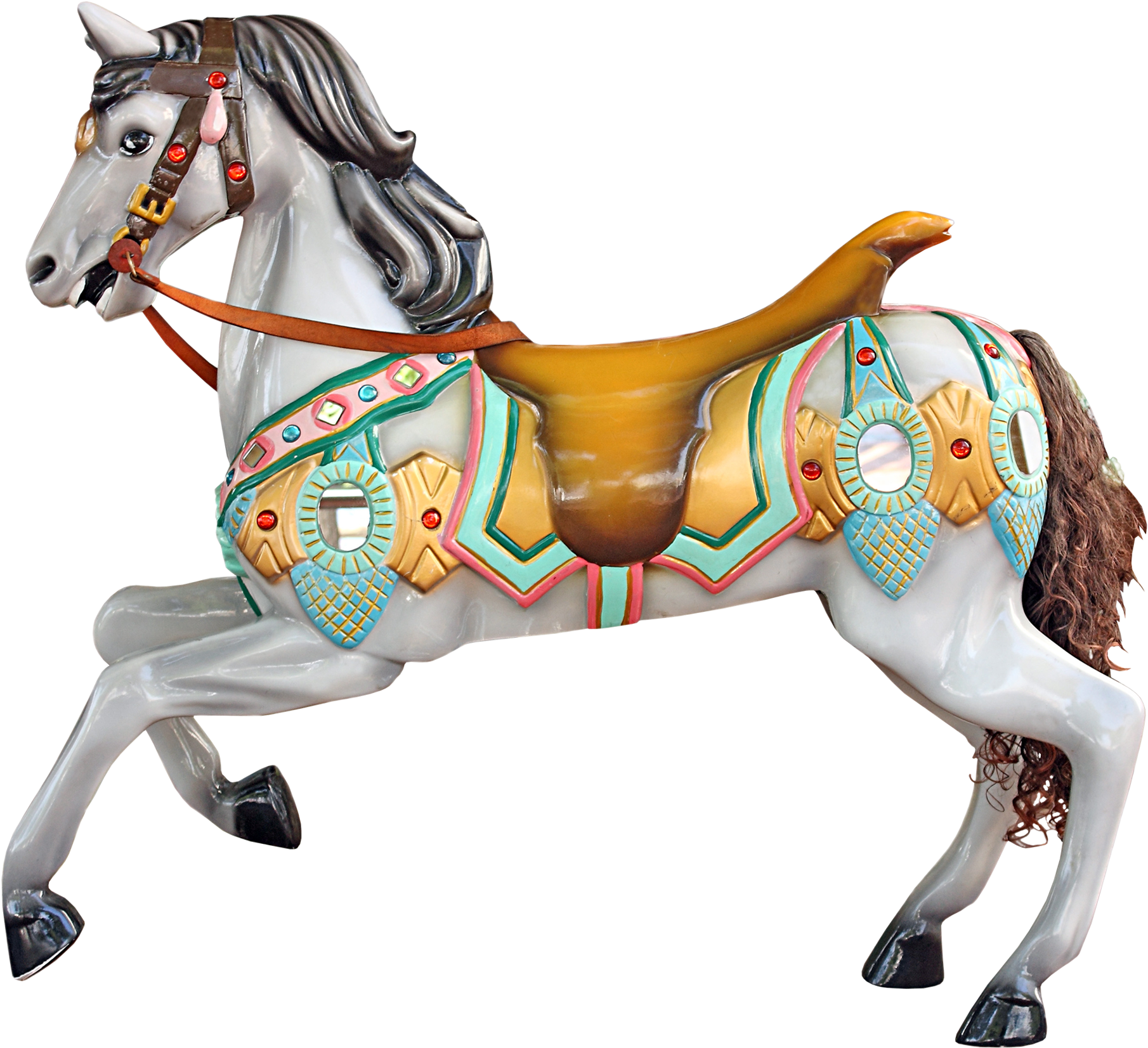 Circo & Palhaço E Parque - Caballitos Para Un Carrusel (1829x1657)