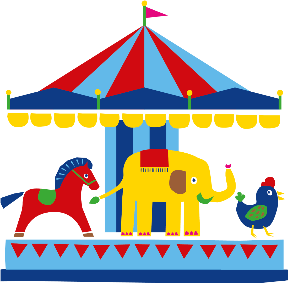 Product Illustrations / Linnanmäki / Advertising Agency - Amusement Park (1250x1250)