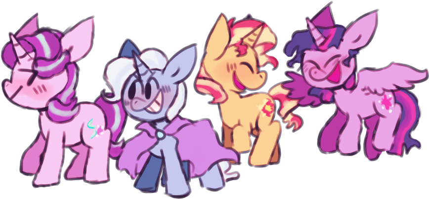 Gay Unicorns By Pinkiespresent - Cartoon (933x442)