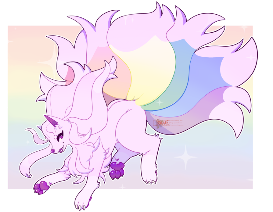Shiny Alolan Ninetails By Kanga-ryuu - Gay (1024x724)