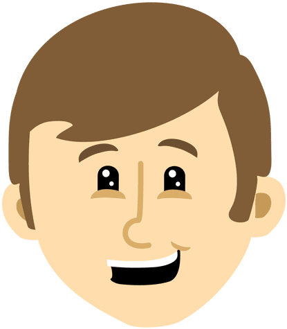 Boy Head Cartoon 4 Transparent Png - Cabeza Dibujo Animado (512x512)