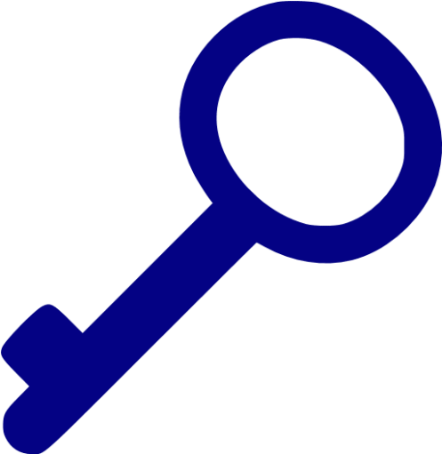 Yellow Key Icon (512x512)