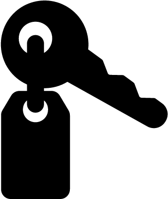 Hotel Room Key Vector - Key Symbol Png (512x512)