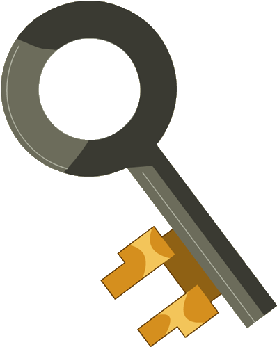 Bandit Hideout Key - Portable Network Graphics (500x500)