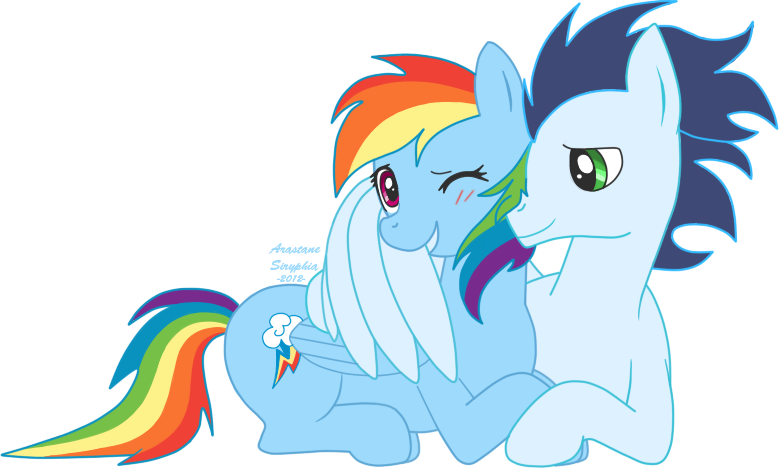 Mlp Rainbow Dash And Soarin Clop Wwwpixsharkcom - Pony (779x470)