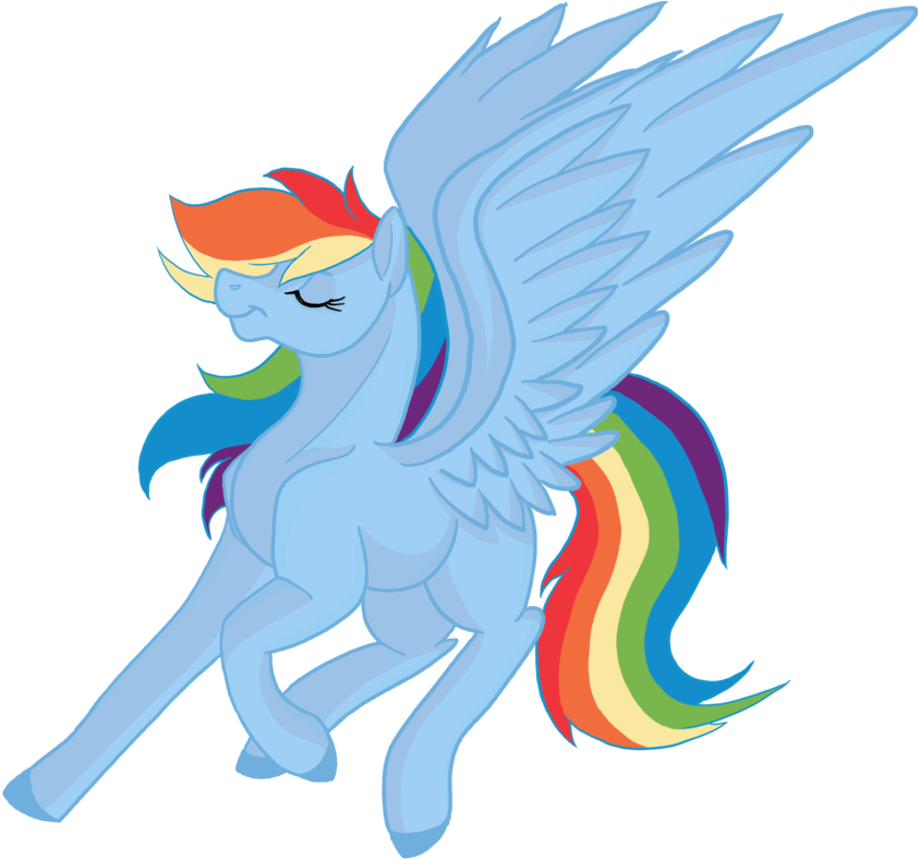 Rainbow Dash Strut By Cluttercluster - My Little Pony Rainbow Dash Adulta (900x846)