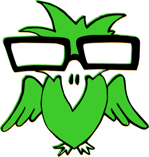 Green Bird Clipart (570x599)
