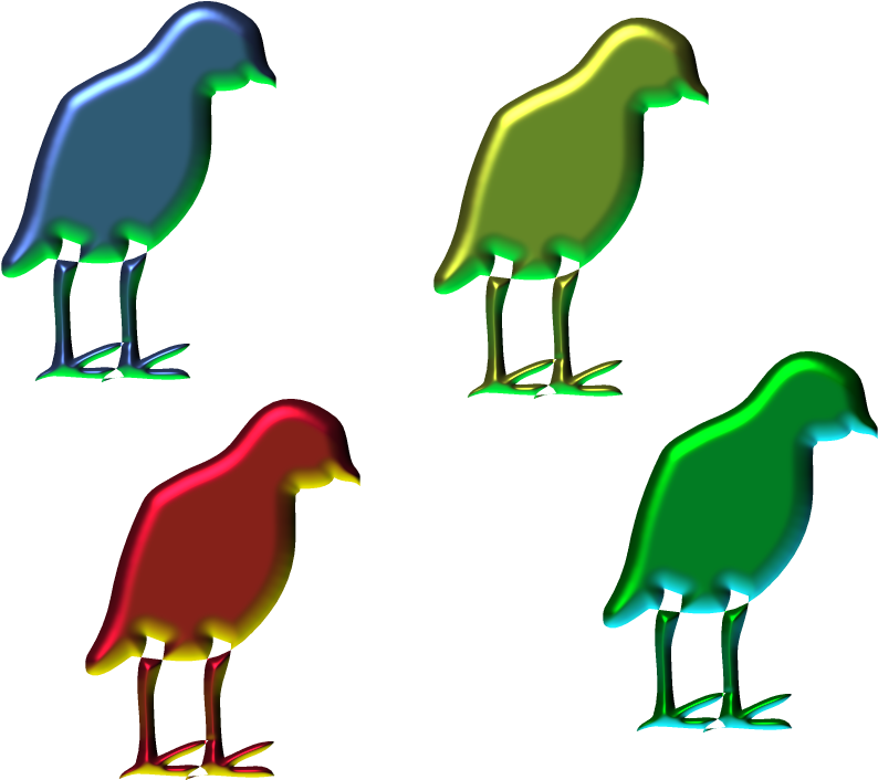 3d Bird,red Bird,green Bird - 3d Bird,red Bird,green Bird (1024x800)