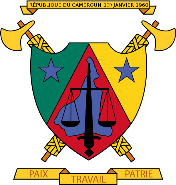 Cameroon Coat Of Arms (605x642)