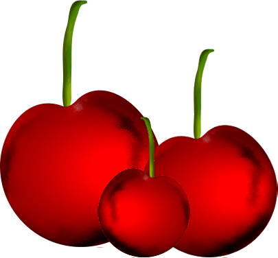 Tubes Fruits Et Legumes - Cherry (405x376)