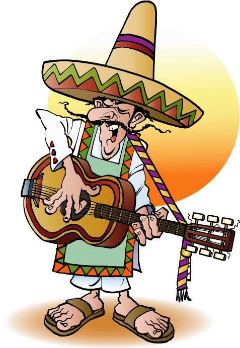Cartoon Royalty-free Illustration - Dibujos Animados Charros (567x843)