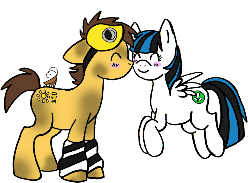 Wall-e & Eve - My Little Pony Wall E (900x725)