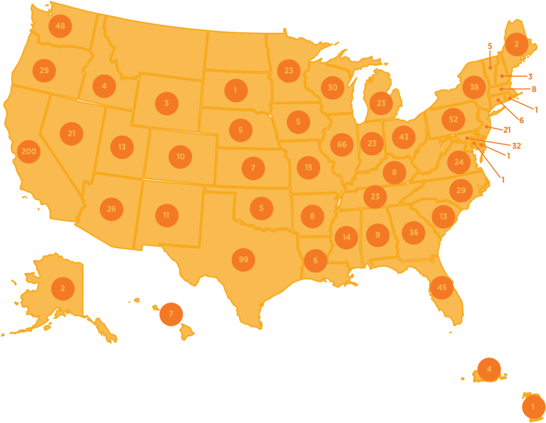 'leed In Motion Industrial Facilities' By Usgbc - Battleground States 2016 Election (1192x865)
