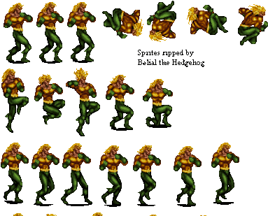 Justice League Task Force Sprites - Aquaman Sprites (415x310)