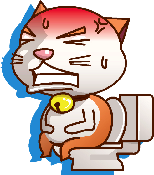 สมองจะทำงานและถูกกระตุ้น - การ์ตูน ปวด ท้อง Png (733x682)