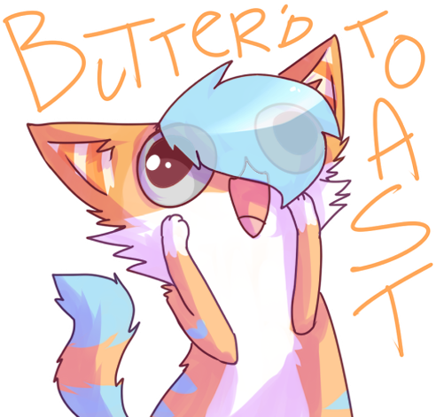 Butter'd Toast- //pc By Memedokis - Toast (500x500)