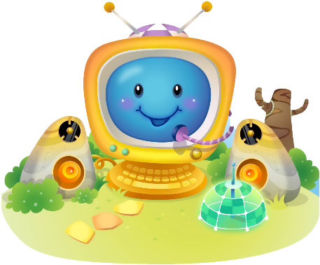 แนวคิดทฤษฎีการเรียนรู้ ต่างๆ - 卡通 电视 机 (473x393)