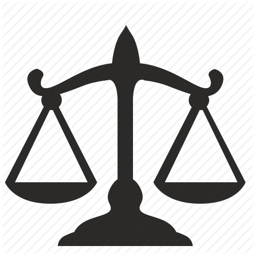 Balance, Compare, Court, Femida, Government, Judge, - Scales Of Justice Icon (512x512)