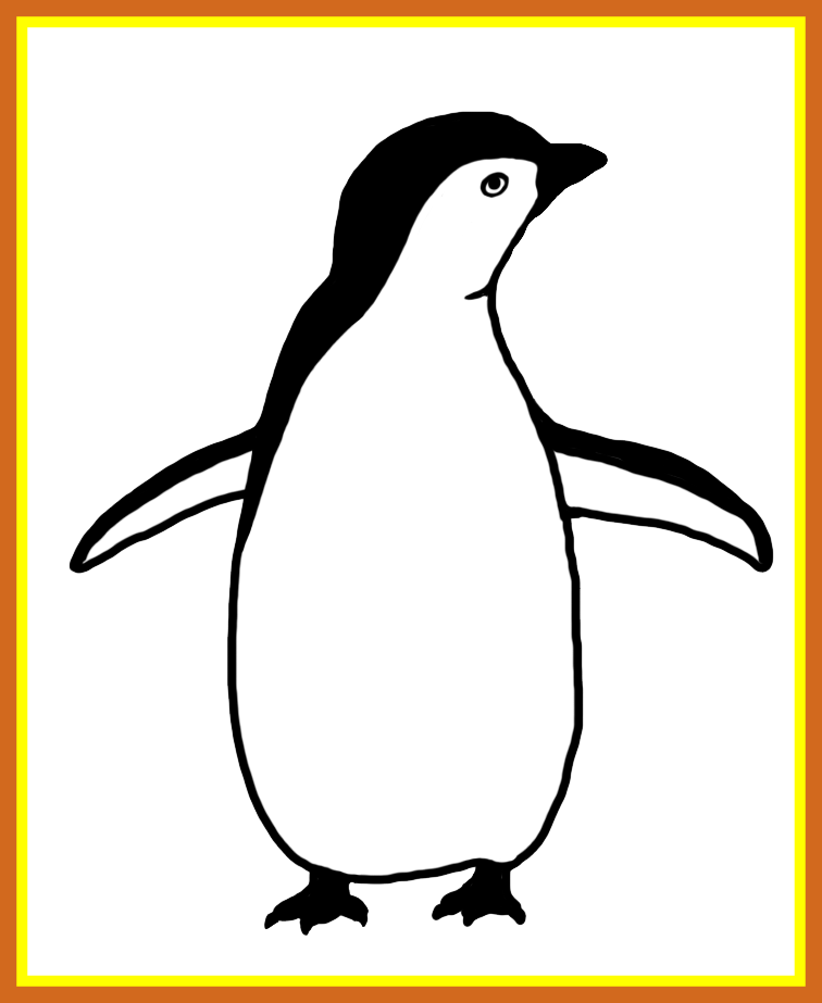 Penguin Clipart Penguin Clipart Black And White Free - Penguin Clipart Black And White (756x923)