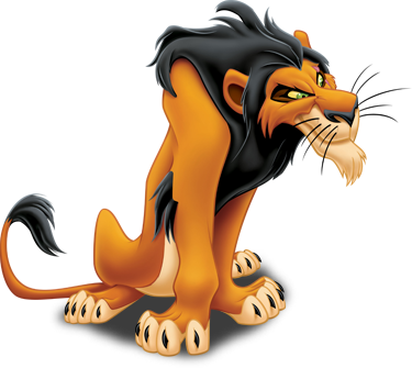 Mufasa Clipart Mouse - Scar The Lion King (400x357)