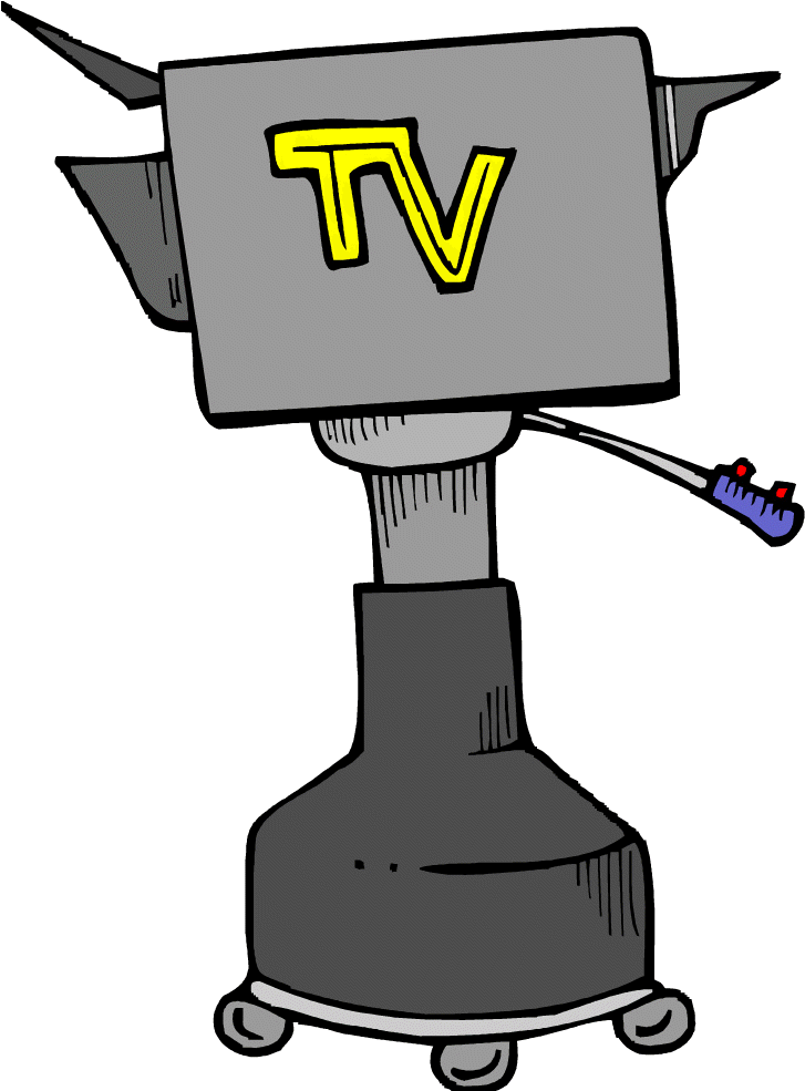 Tv Camera Clipart - Cartoon (735x984)
