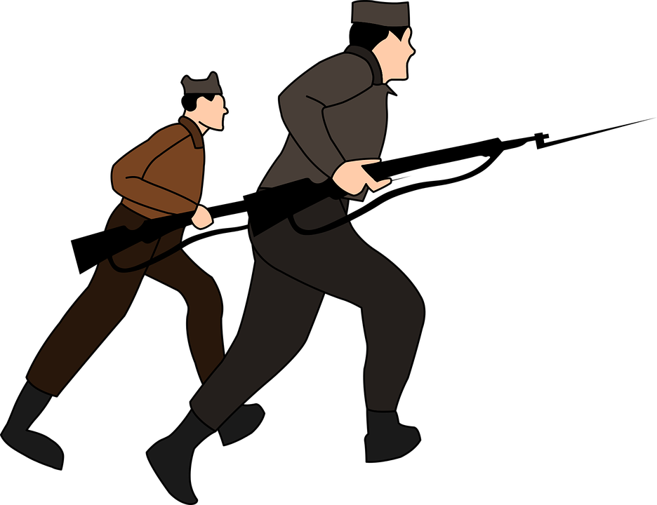 Military Clipart Battlefield - Clip Art (936x720)