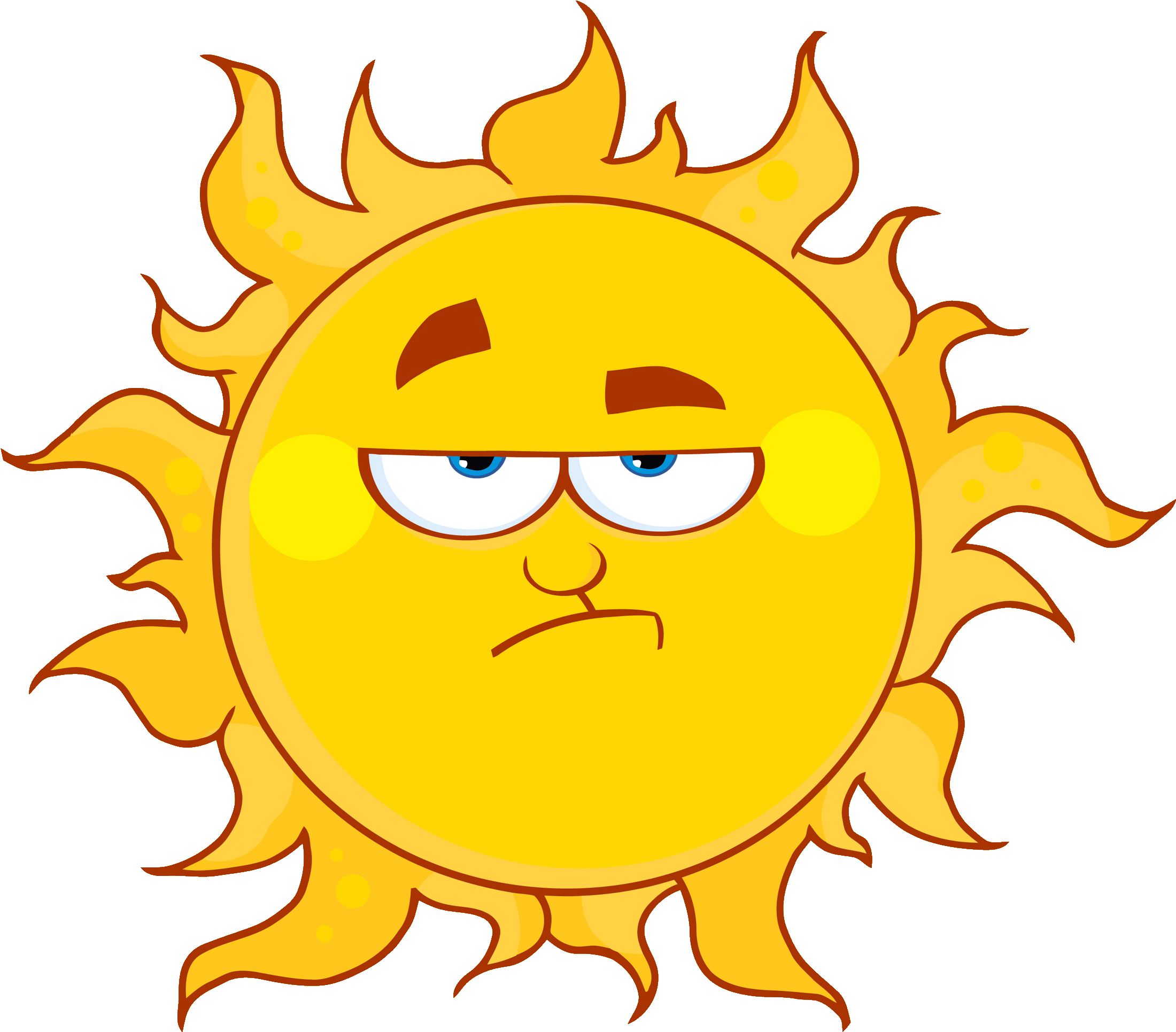 Cartoon Pics Of Sun - Sun Behind Cloud Cartoon (3008x2659)
