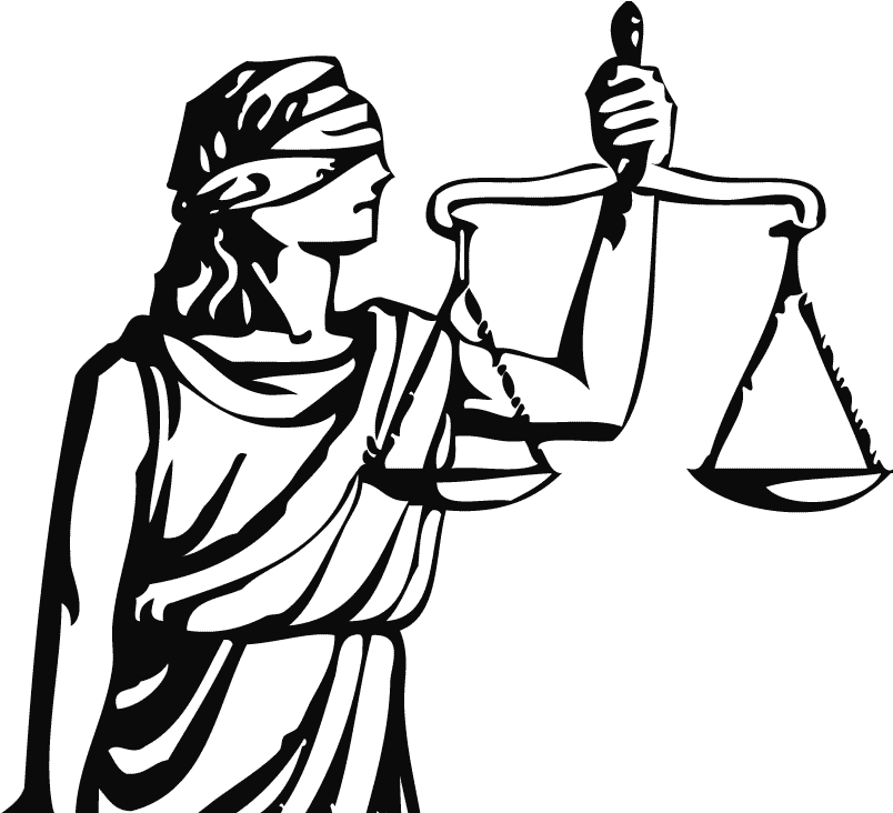 28 Collection Of Criminal Justice Drawings - Lady Justice (810x731)