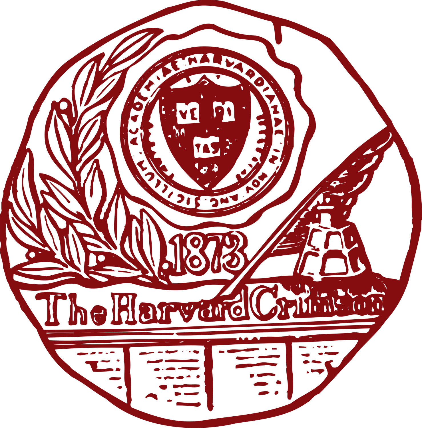 Crimson Logo - Harvard Crimson Logo (1478x1500)