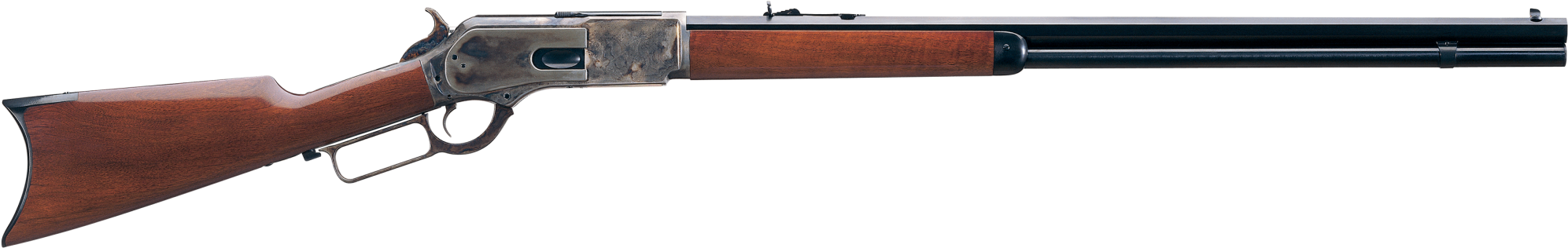 Winchester Model 1876 Repeating Rifle, “centennial” - 45 75 Winchester Repeater (2000x357)