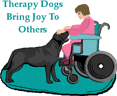 Therapy Dog Clipart - Therapy Dogs Clip Art (414x340)