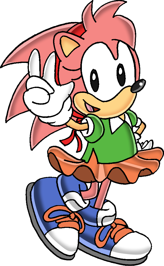 Sonic The Hedgehog 2006 Video Game Tv Tropes - Sonic The Hedgehog Classic Amy Rose (643x1040)