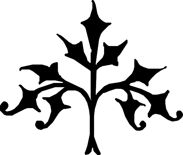 Divider Black, Page, Book, Plant, Line, Ornament, Divider - 5'x7'area Rug (640x542)