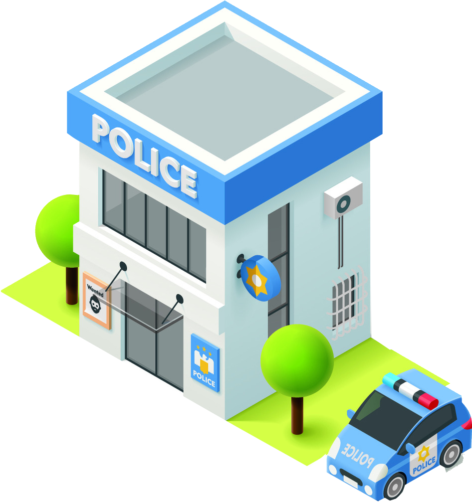 Police Station Police Officer Clip Art - Police Station Clipart (1184x1144)