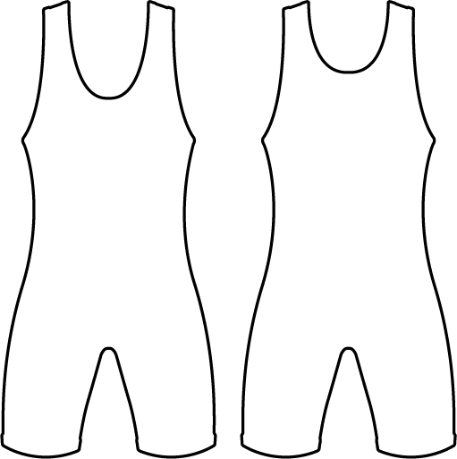 22 Images Of Wrestling Singlet Template Printable Kpopped - Line Art (511x513)