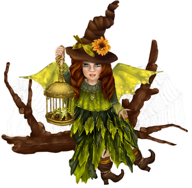 0 1469f1 2b7f6878 Orig - Halloween Tote Bag With Woodland Fairy, Natural (800x781)