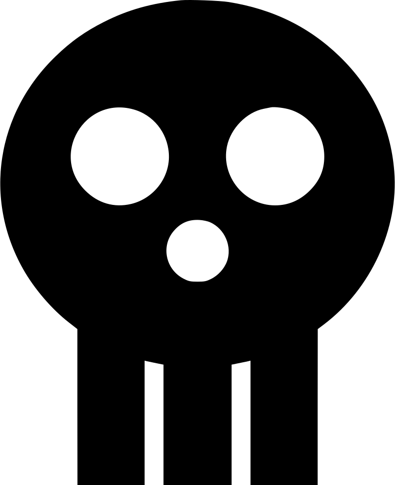 Skull Face Skeleton Comments - Number 3 (800x980)