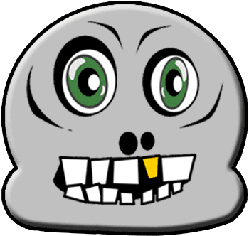 Get The Scary Skeleton Emoji App Now - Skeleton Cartoon (408x408)