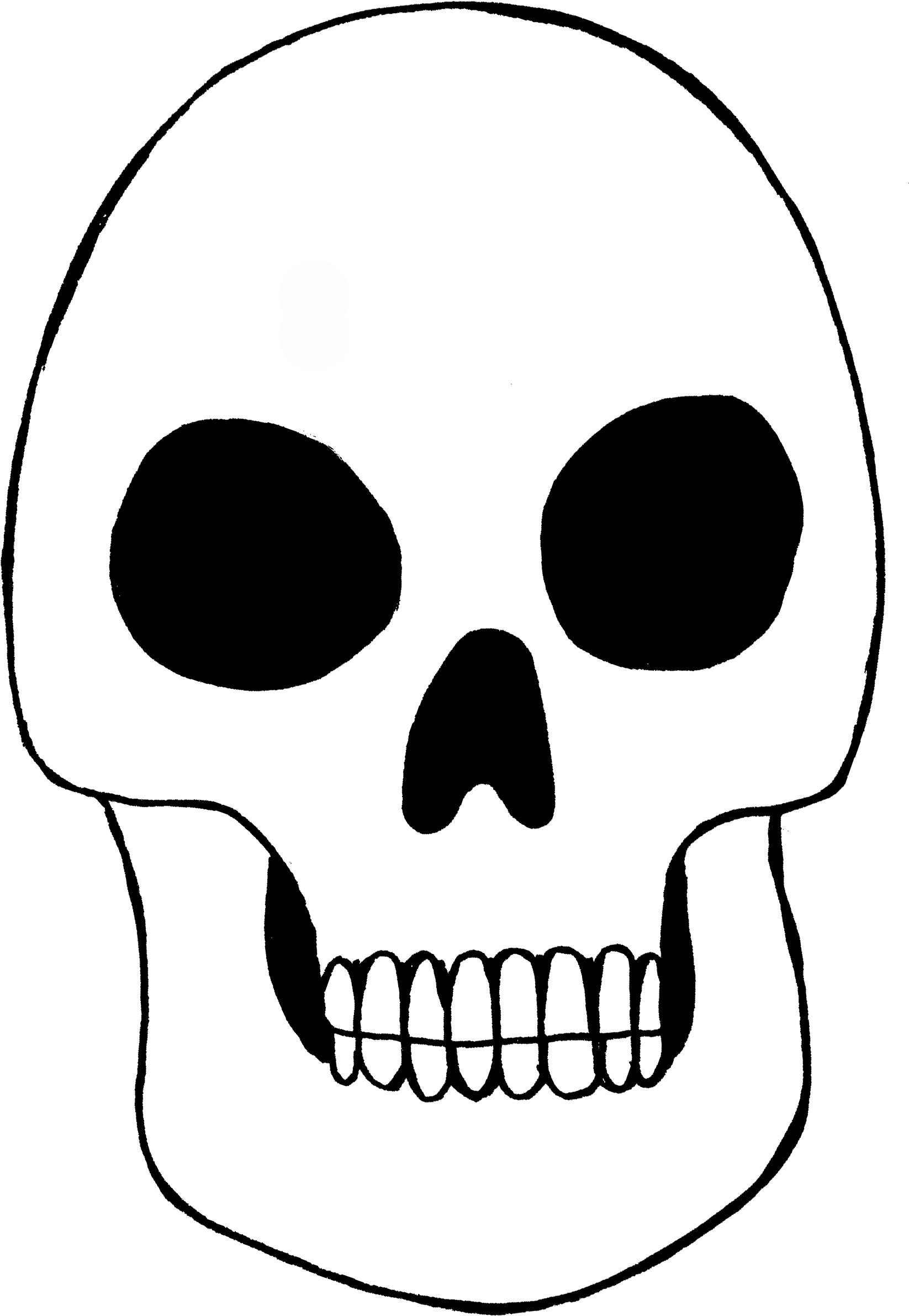 Blank Skull - Skull (2400x2800)