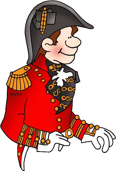 Phillip Martin, British Officer Clipart - British Soldier Revolutionary War Clipart (434x648)
