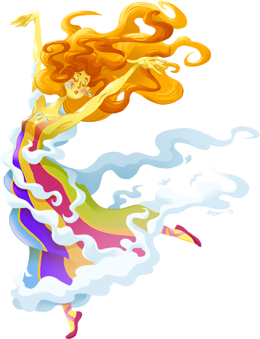 Polychrome The Rainbow's Daughter By Exitstageleft - Polychrome The Rainbow's Daughter (598x750)