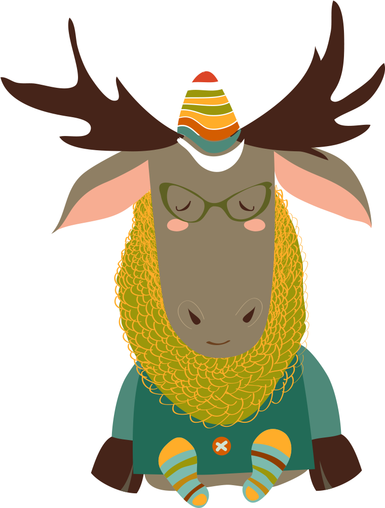 山羊动物卡通素材 - Vector Graphics (1000x1000)