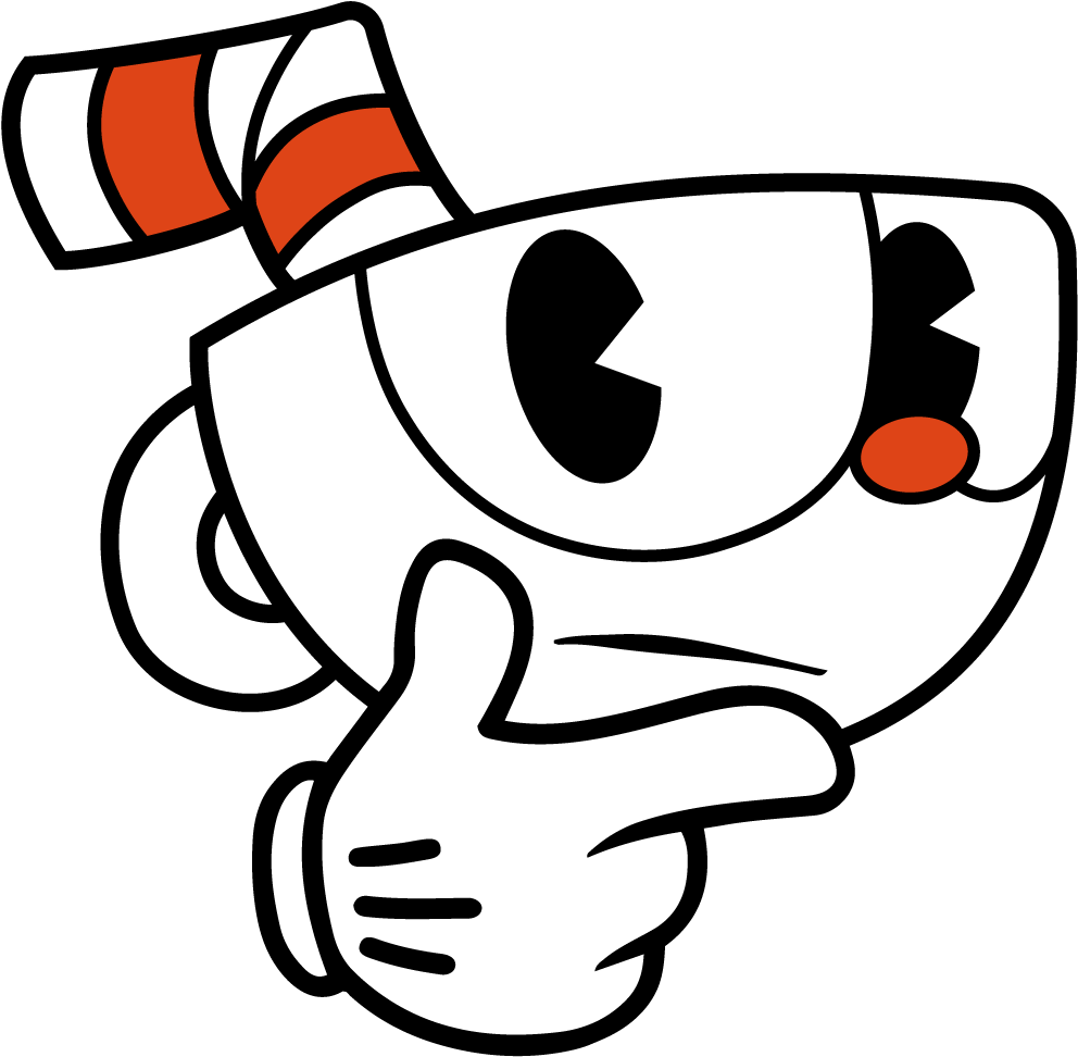 Cuphead Youtube Computer Icons Video Game - Cuphead Face Png (1024x1024)