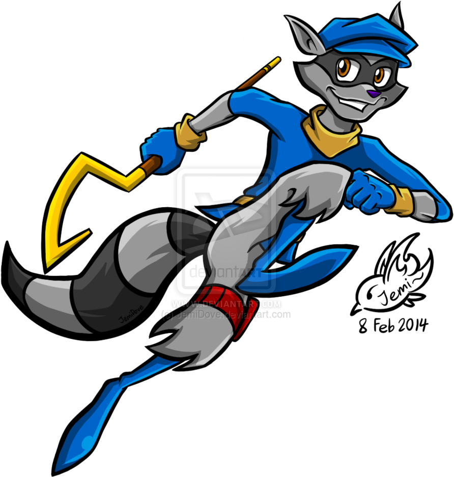 Video Game - Sly Cooper Official Art (900x950)